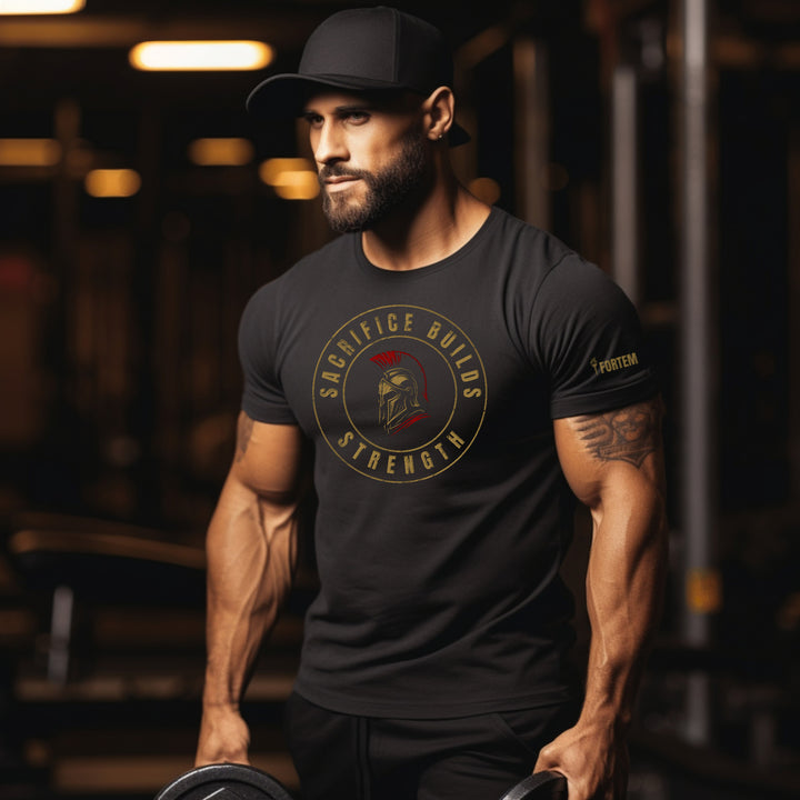Sacrifice Builds Strength t-shirt