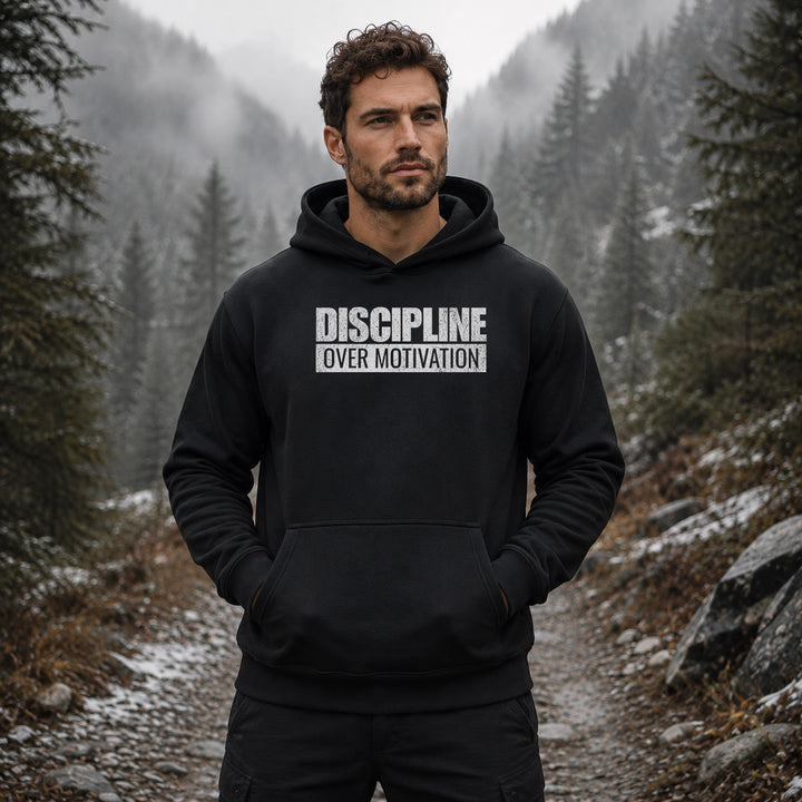 Discipline Over Motivation — Hoodie