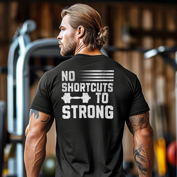 No Shortcut To Strong t-shirt