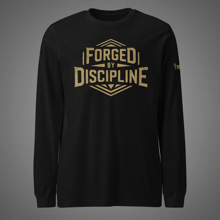 Forged By Discipline - Long Sleeve Tee-Fortem Apparel