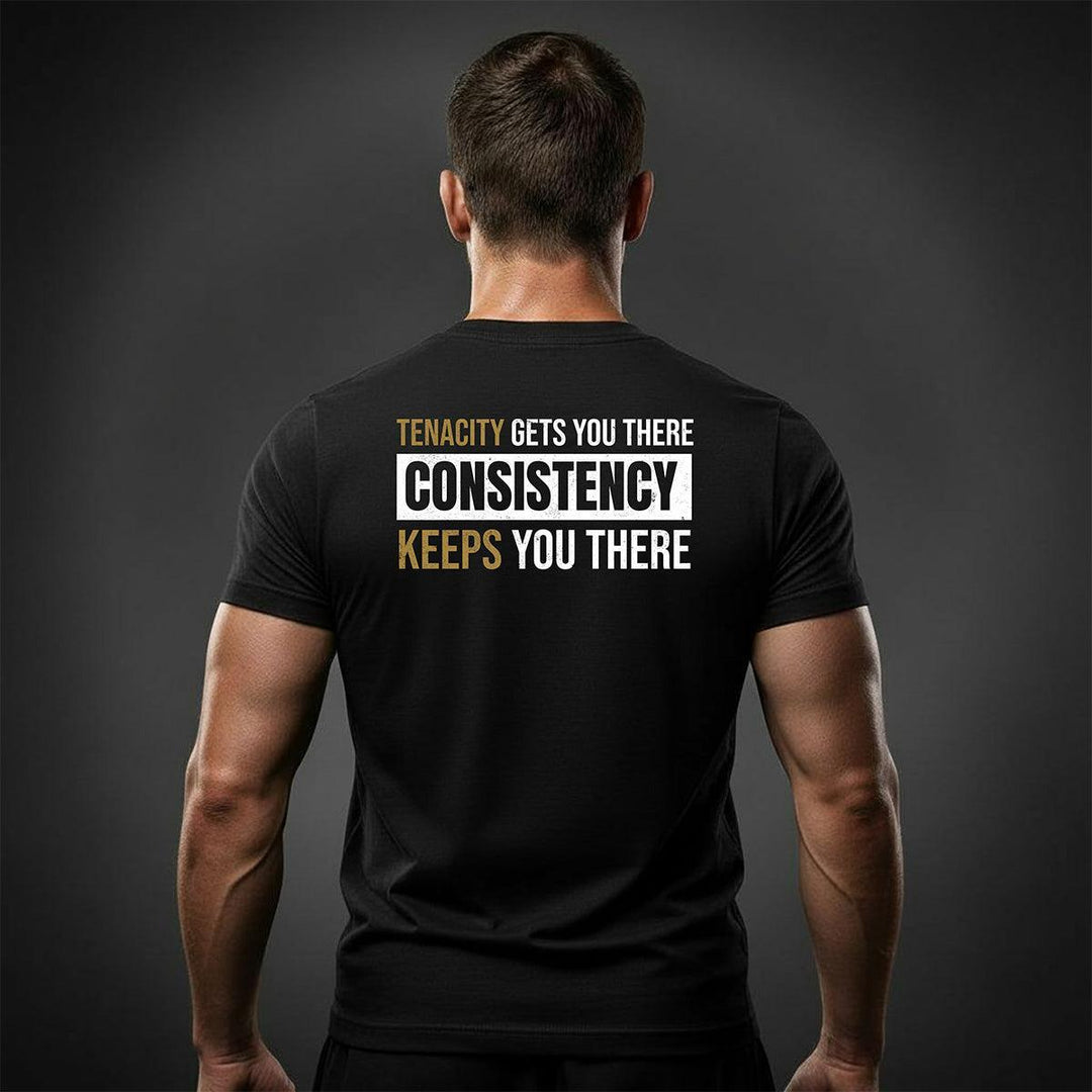 Consistency Keeps You There | Tee