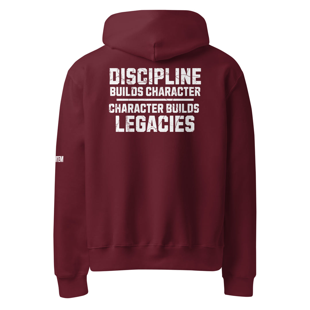 Discipline Builds Character Oversized heavyweight hoodie-Fortem Apparel