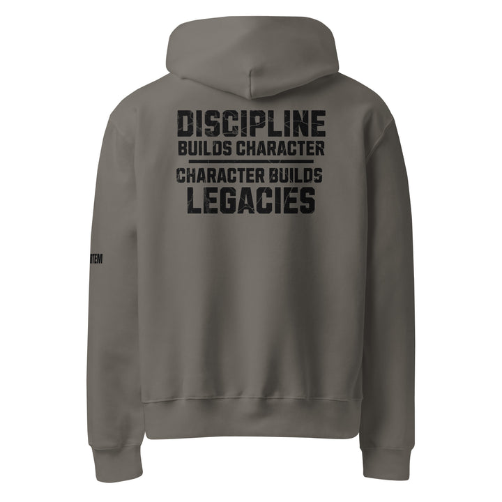 Discipline Builds Character Oversized heavyweight hoodie-Fortem Apparel