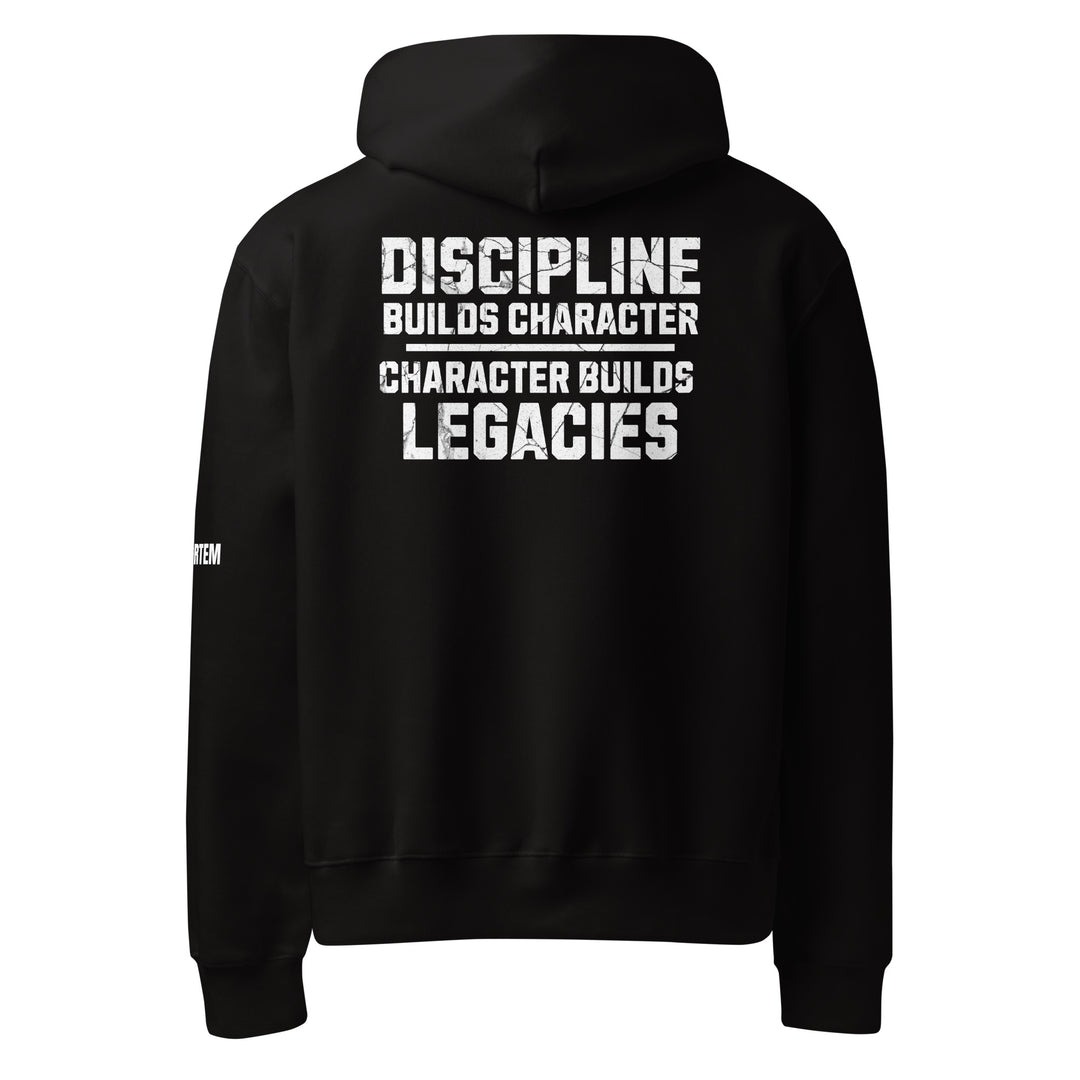 Discipline Builds Character Oversized heavyweight hoodie-Fortem Apparel
