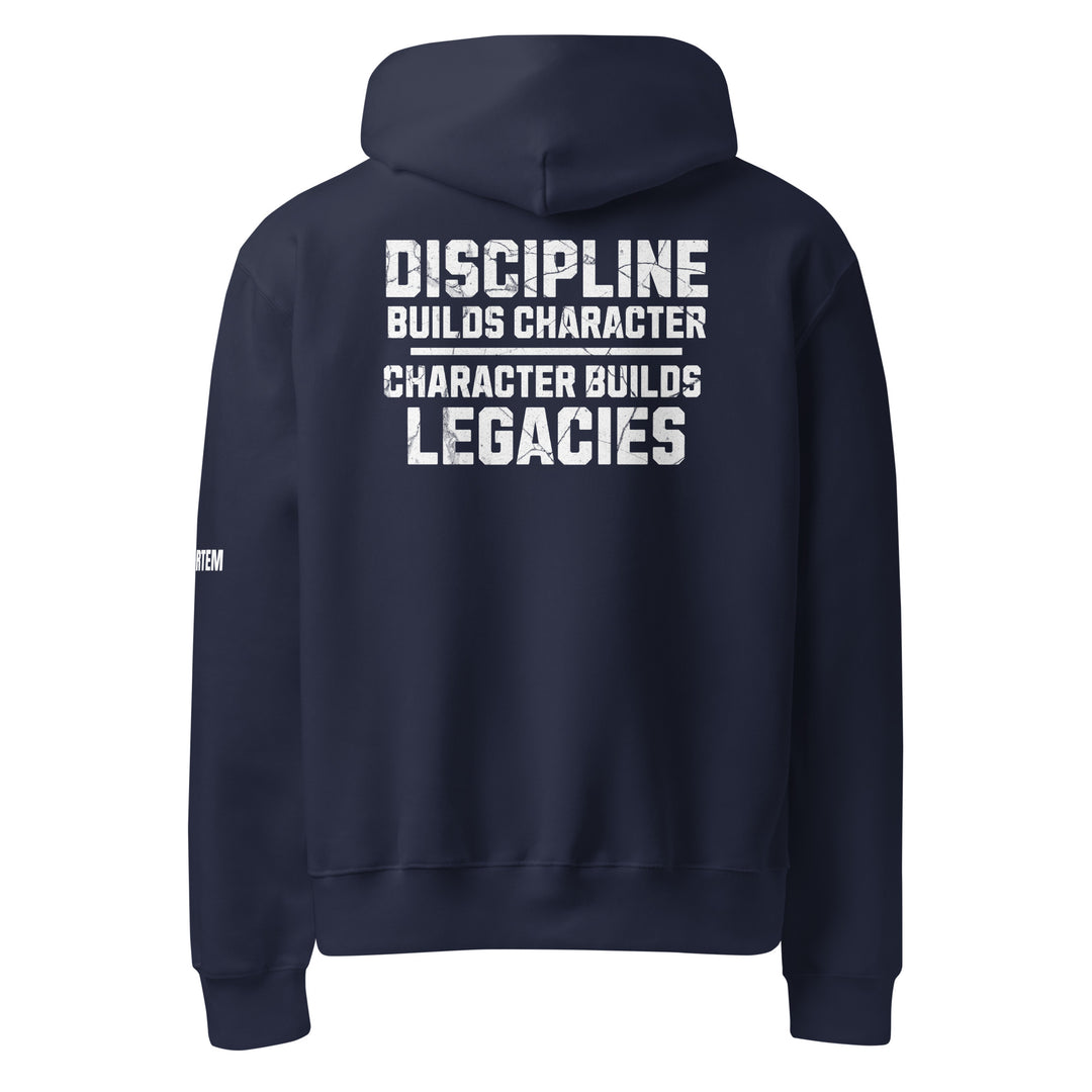 Discipline Builds Character Oversized heavyweight hoodie-Fortem Apparel