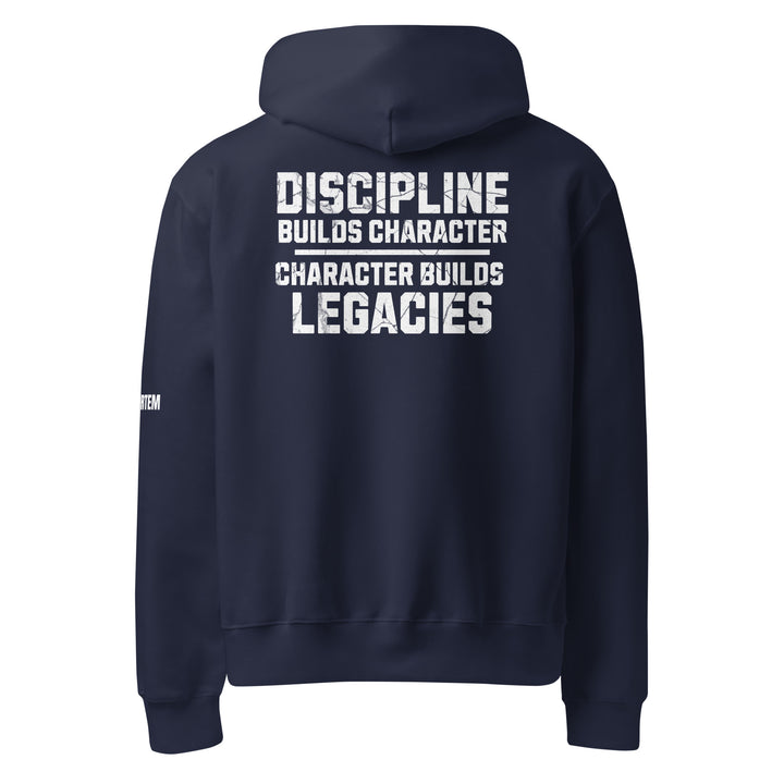 Discipline Builds Character Oversized heavyweight hoodie-Fortem Apparel