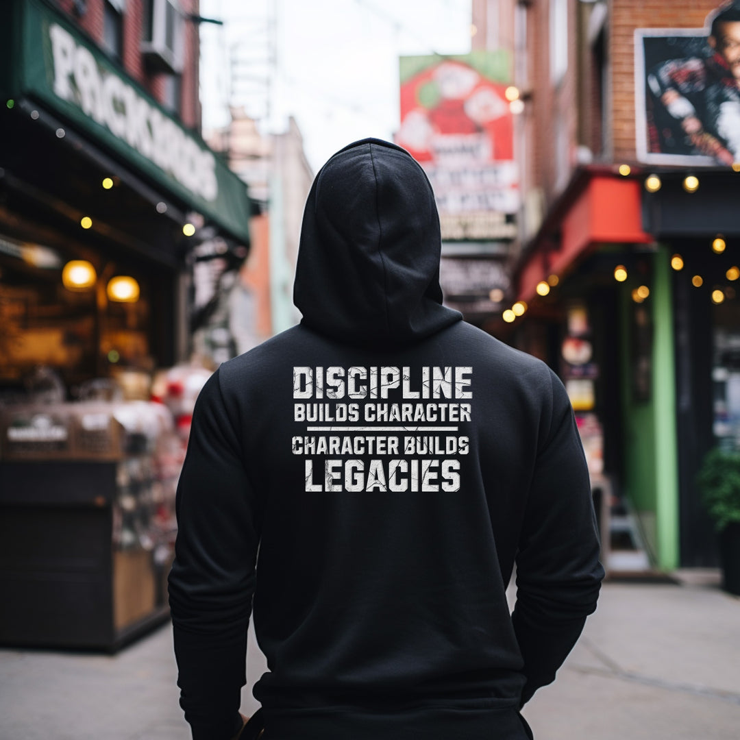 Discipline Builds Character — Hoodie-Fortem Apparel