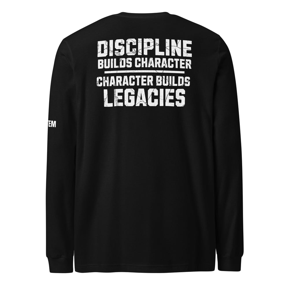 Discipline Builds Character Long Sleeve Tee-Fortem Apparel