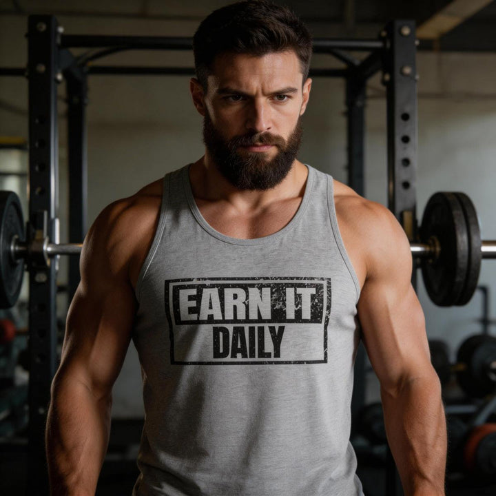 Earn It Daily - Tank-Fortem Apparel