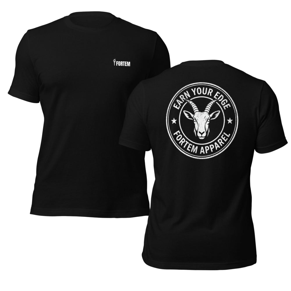 Earn Your Edge tee in Black
