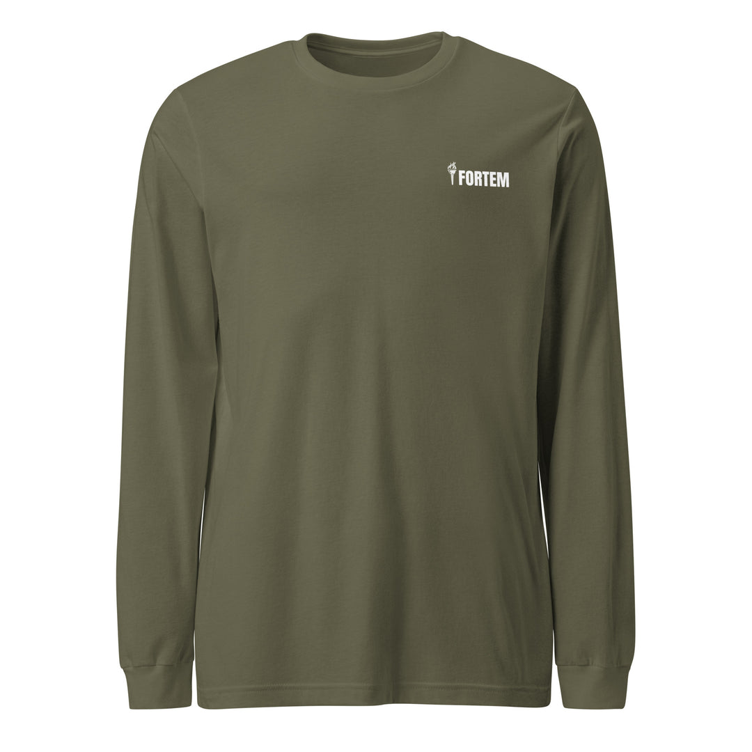 Earned In Sweat - Long Sleeve Tee-Fortem Apparel