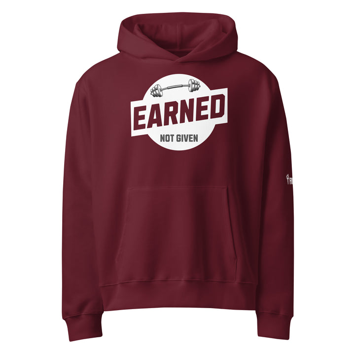 Earned Not Given Oversized heavyweight hoodie-Fortem Apparel