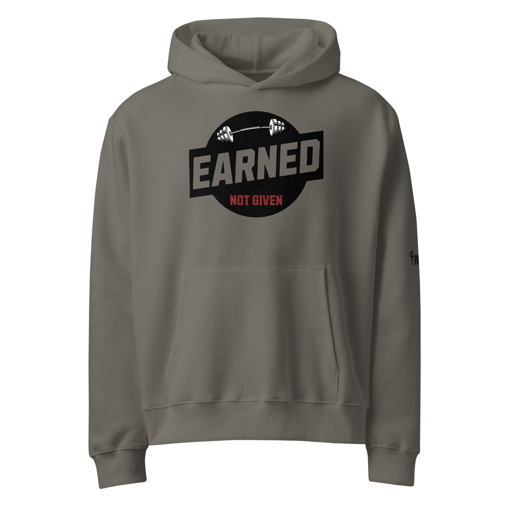 Earned Not Given Oversized heavyweight hoodie-Fortem Apparel