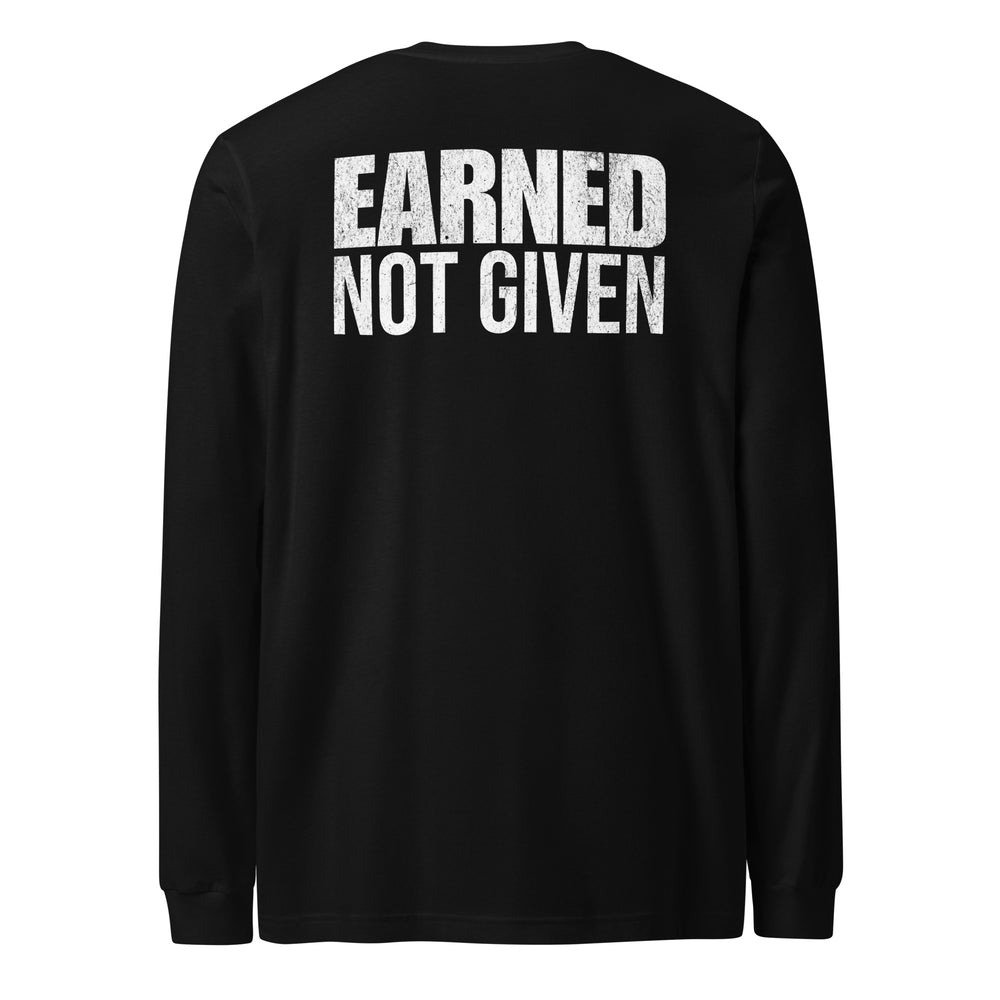 Earned Not Given - Long Sleeve Tee-Fortem Apparel