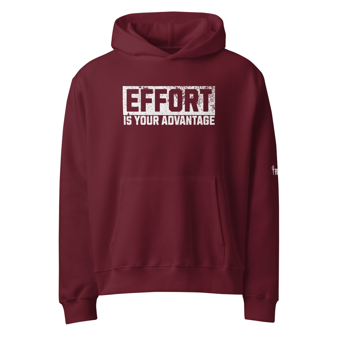 Effort Is Your Advantage Oversized heavyweight hoodie-Fortem Apparel