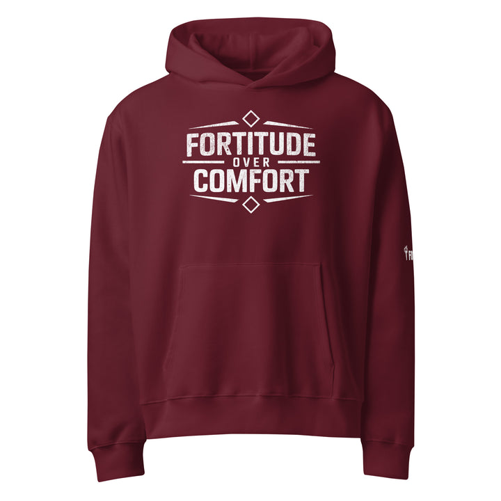 Fortitude Over Comfort Oversized heavyweight hoodie-Fortem Apparel