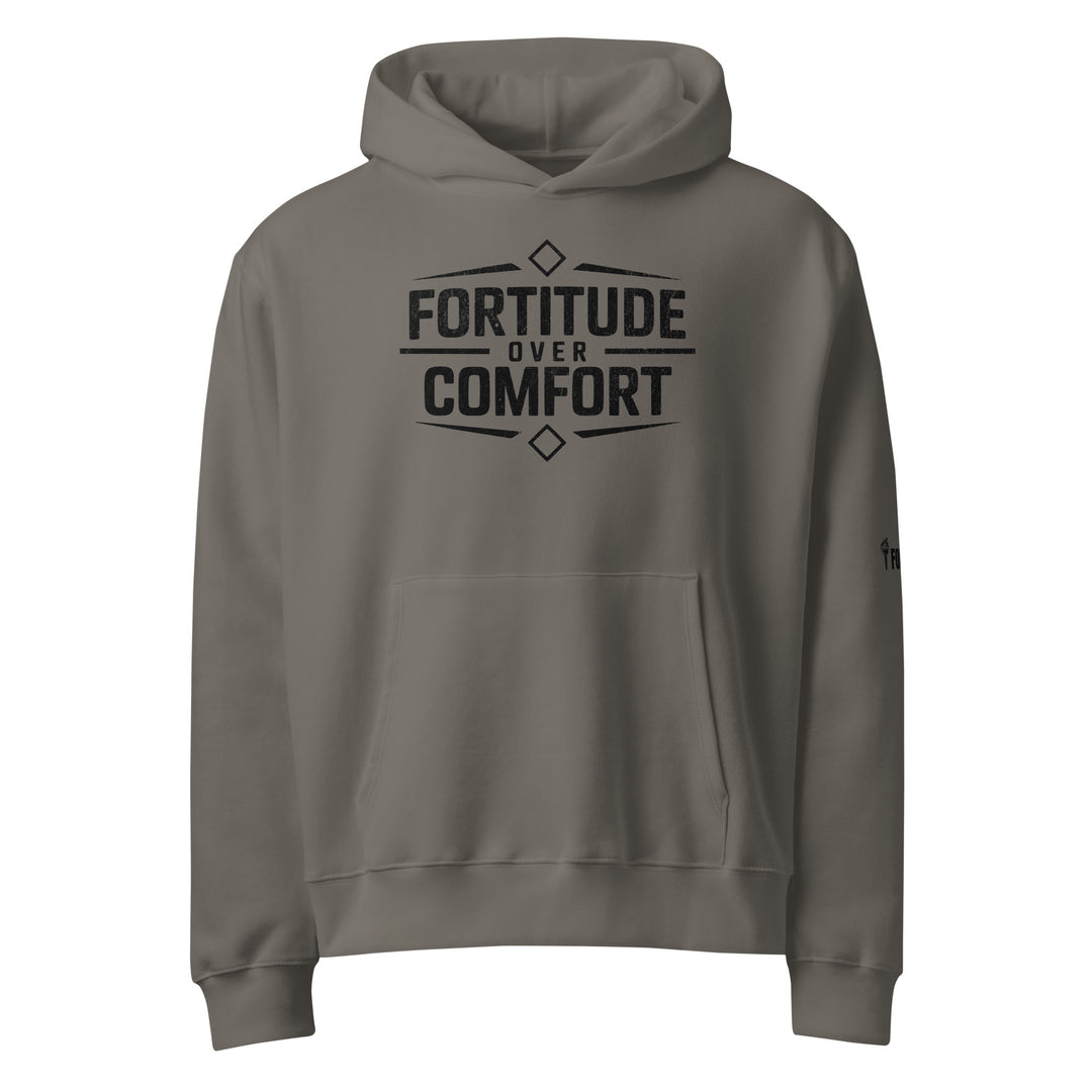 Fortitude Over Comfort Oversized heavyweight hoodie-Fortem Apparel