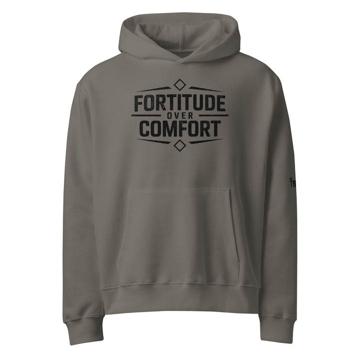 Fortitude Over Comfort Oversized heavyweight hoodie-Fortem Apparel