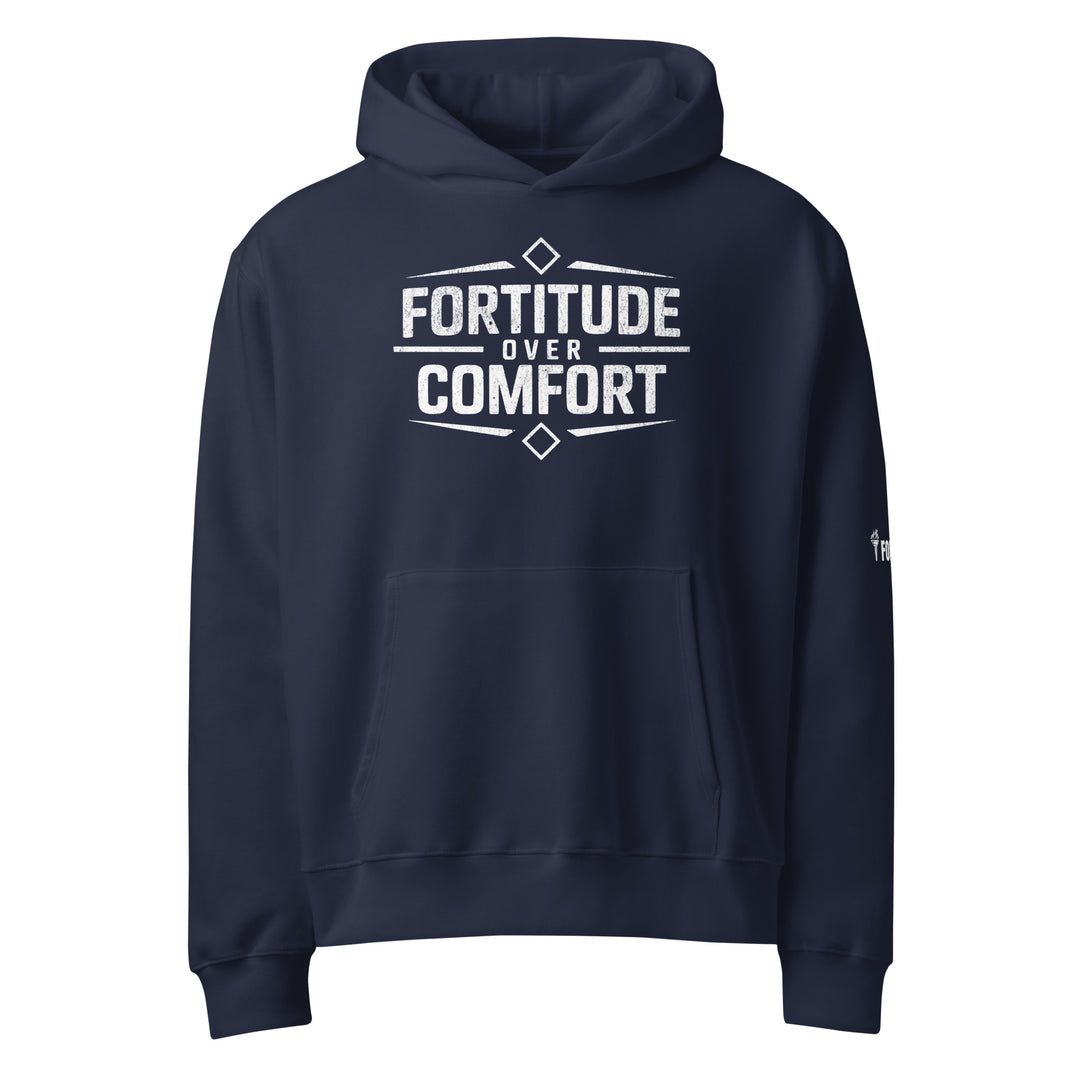 Fortitude Over Comfort Oversized heavyweight hoodie-Fortem Apparel