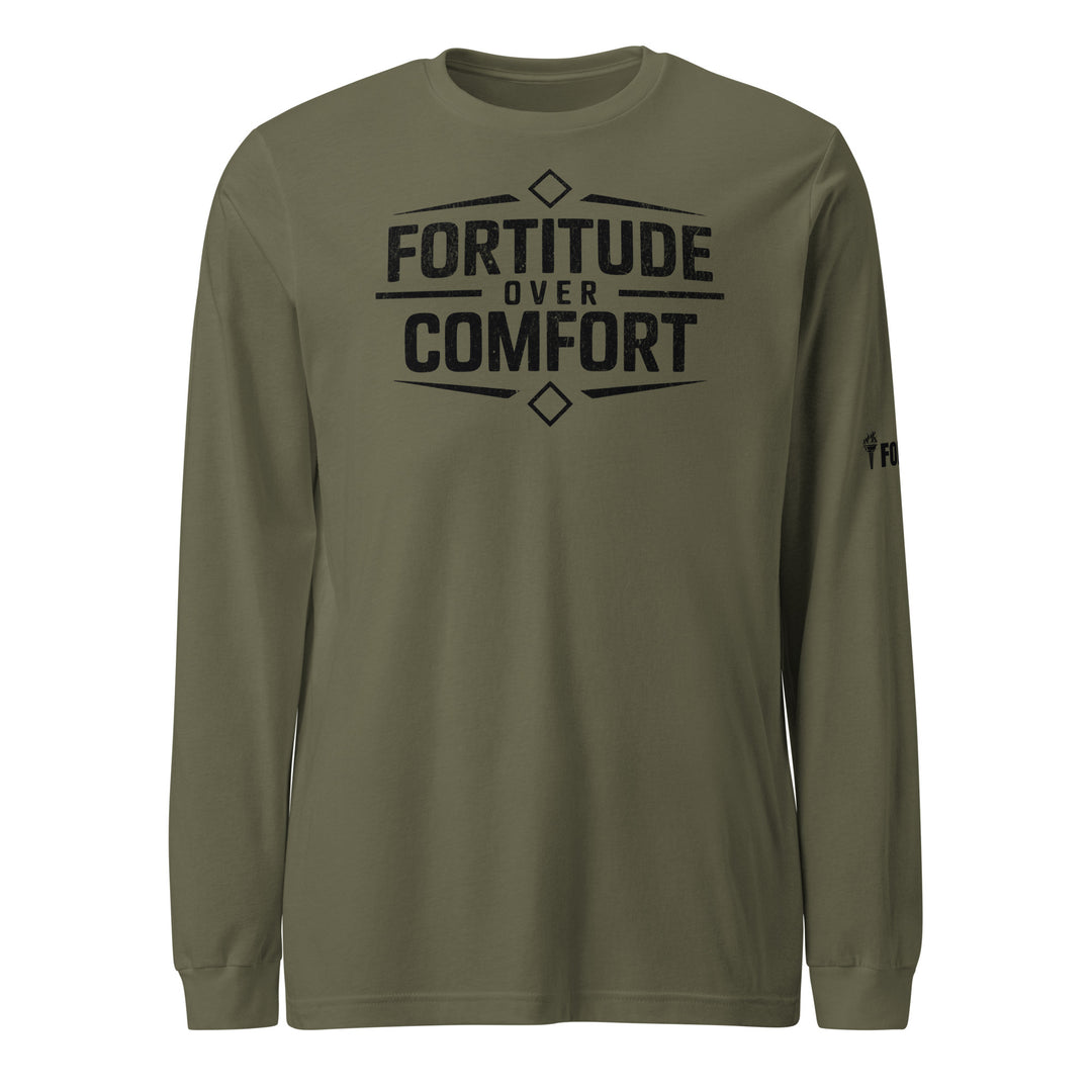 Fortitude Over Comfort Long Sleeve Tee-Fortem Apparel