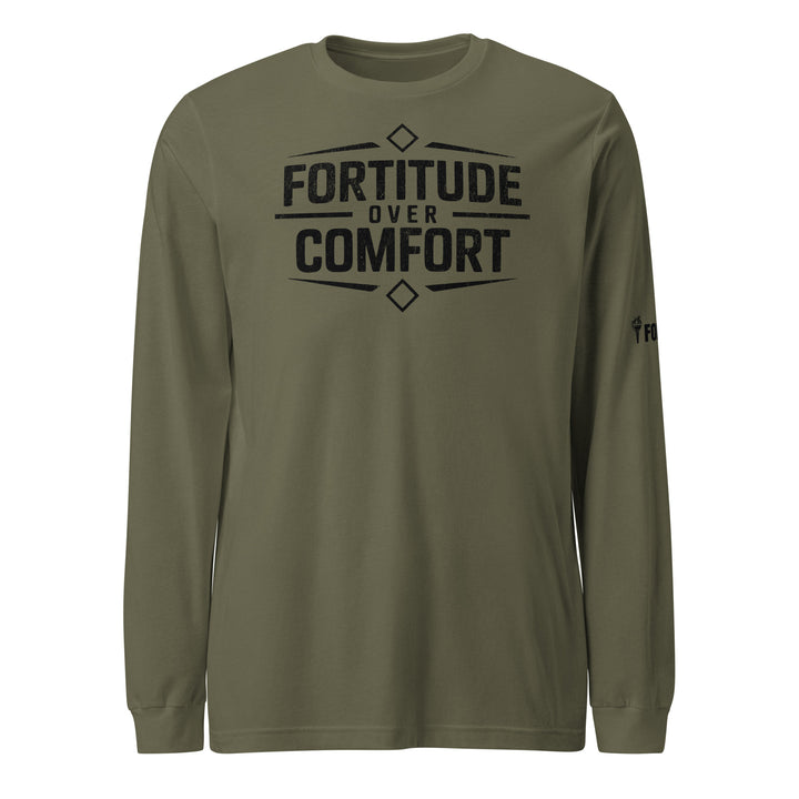 Fortitude Over Comfort Long Sleeve Tee-Fortem Apparel