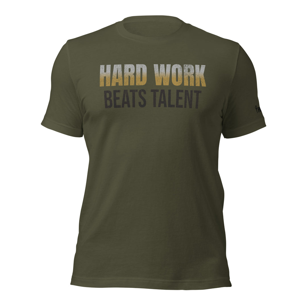 Hard Work Beats Talent | Front | Tee-Fortem Apparel