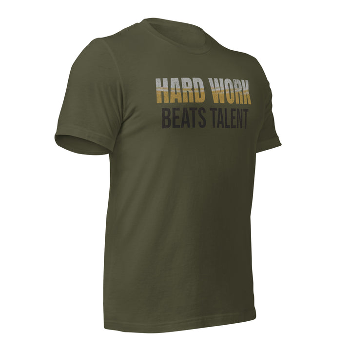 Hard Work Beats Talent | Front | Tee-Fortem Apparel