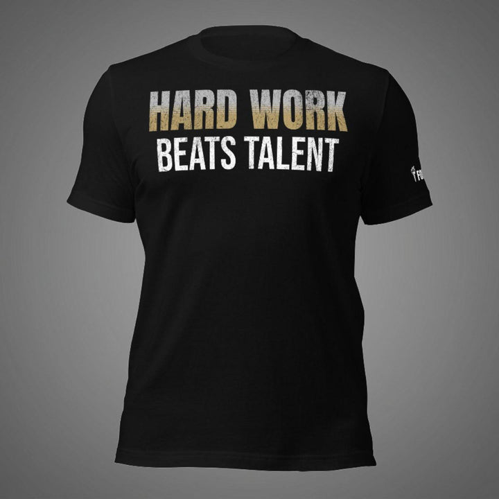 Hard Work Beats Talent | Front | Tee-Fortem Apparel
