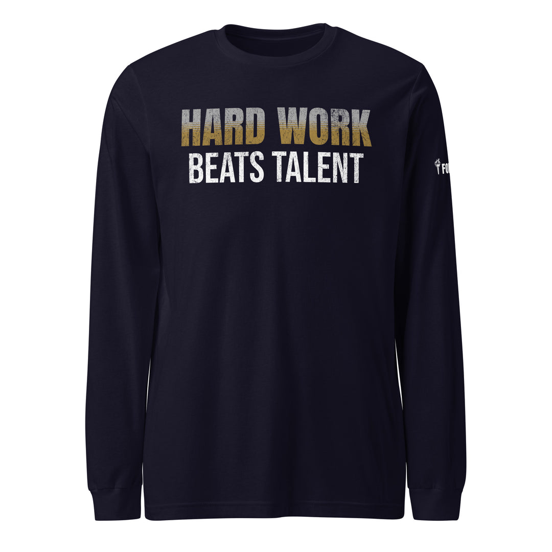 Hard Work - Long Sleeve Tee-Fortem Apparel