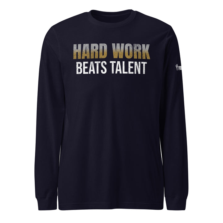 Hard Work - Long Sleeve Tee-Fortem Apparel