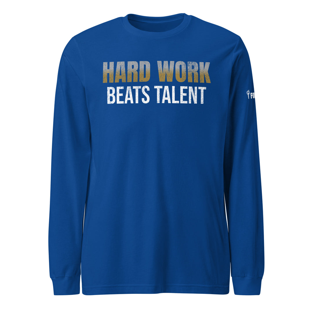 Hard Work - Long Sleeve Tee-Fortem Apparel