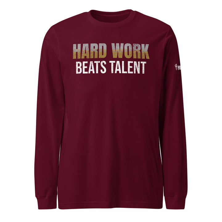 Hard Work - Long Sleeve Tee-Fortem Apparel