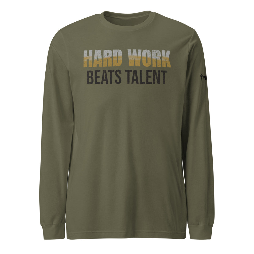 Hard Work - Long Sleeve Tee-Fortem Apparel