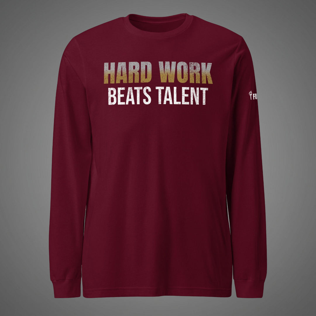 Hard Work - Long Sleeve Tee-Fortem Apparel
