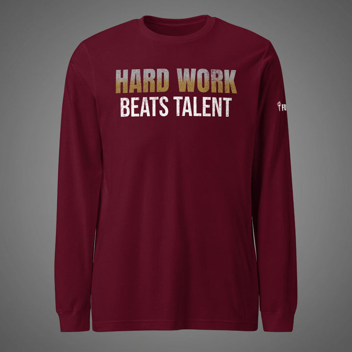 Hard Work - Long Sleeve Tee-Fortem Apparel