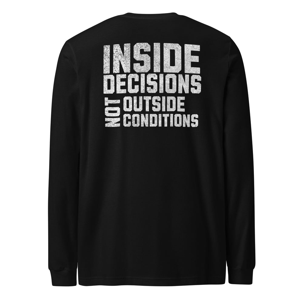 Inside Decisions — Long Sleeve Tee-Fortem Apparel