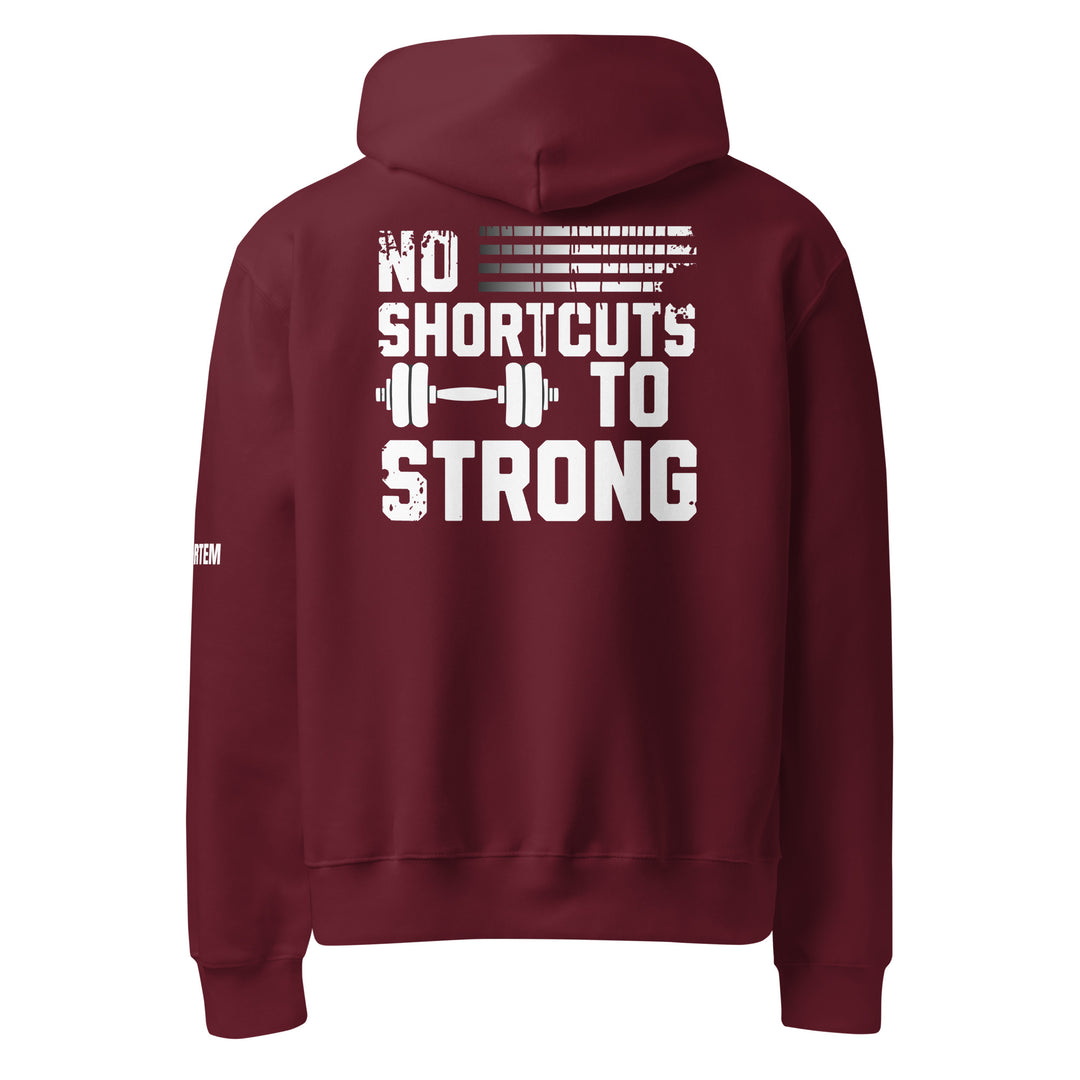 No Shortcut To Strong Oversized heavyweight hoodie-Fortem Apparel