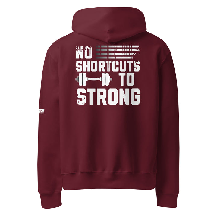 No Shortcut To Strong Oversized heavyweight hoodie-Fortem Apparel