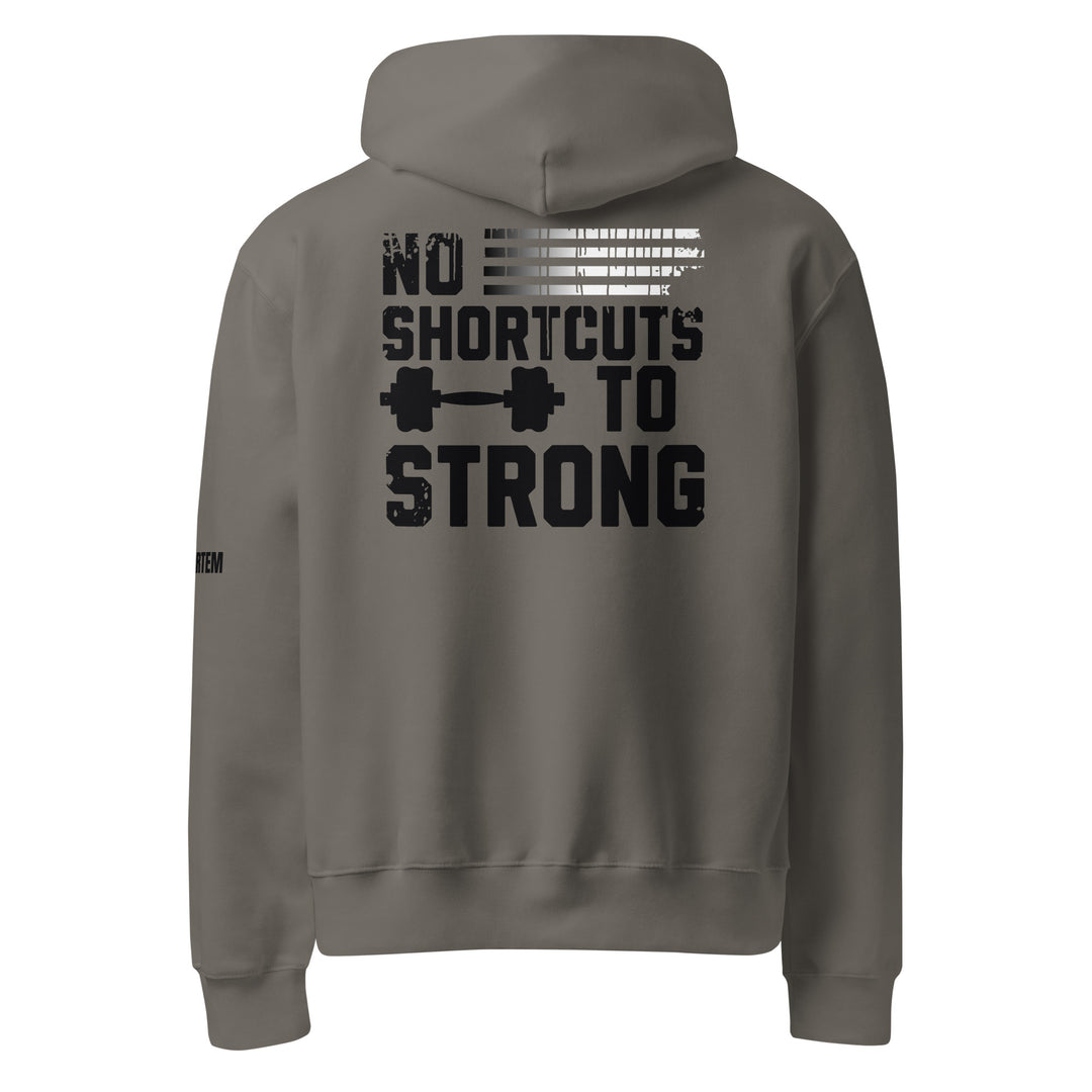 No Shortcut To Strong Oversized heavyweight hoodie-Fortem Apparel