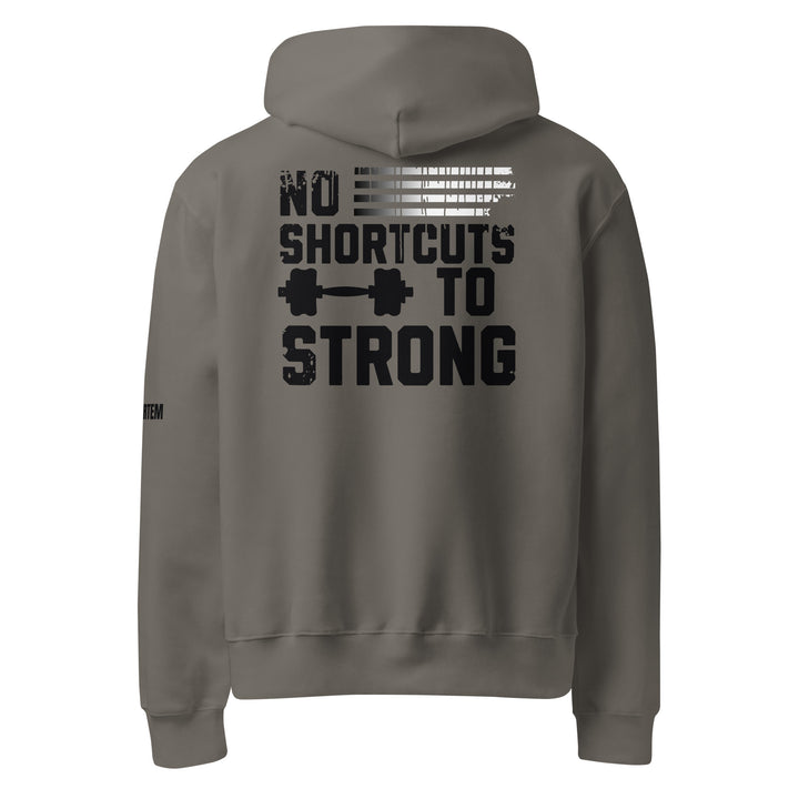 No Shortcut To Strong Oversized heavyweight hoodie-Fortem Apparel