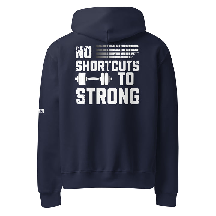 No Shortcut To Strong Oversized heavyweight hoodie-Fortem Apparel