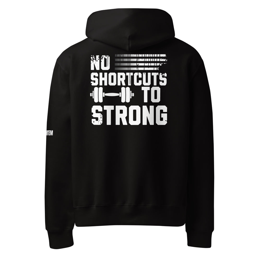 No Shortcut To Strong Oversized heavyweight hoodie-Fortem Apparel