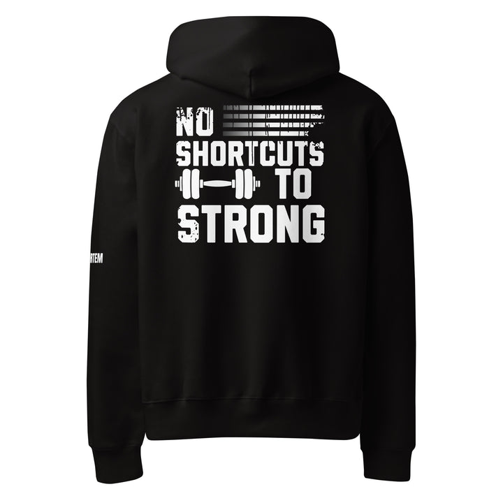 No Shortcut To Strong Oversized heavyweight hoodie-Fortem Apparel