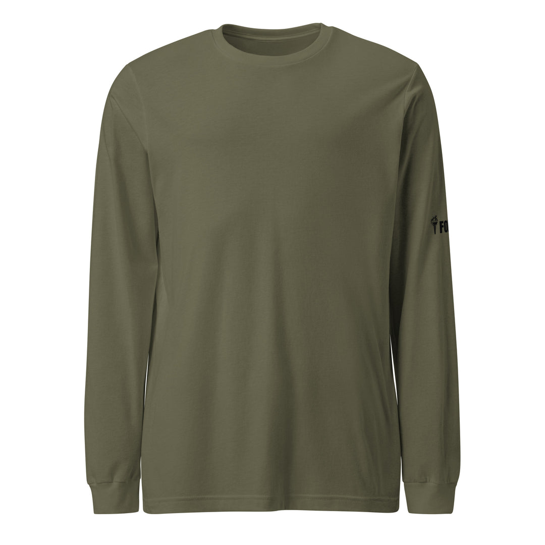 No Shortcut To Strong Long Sleeve Tee-Fortem Apparel