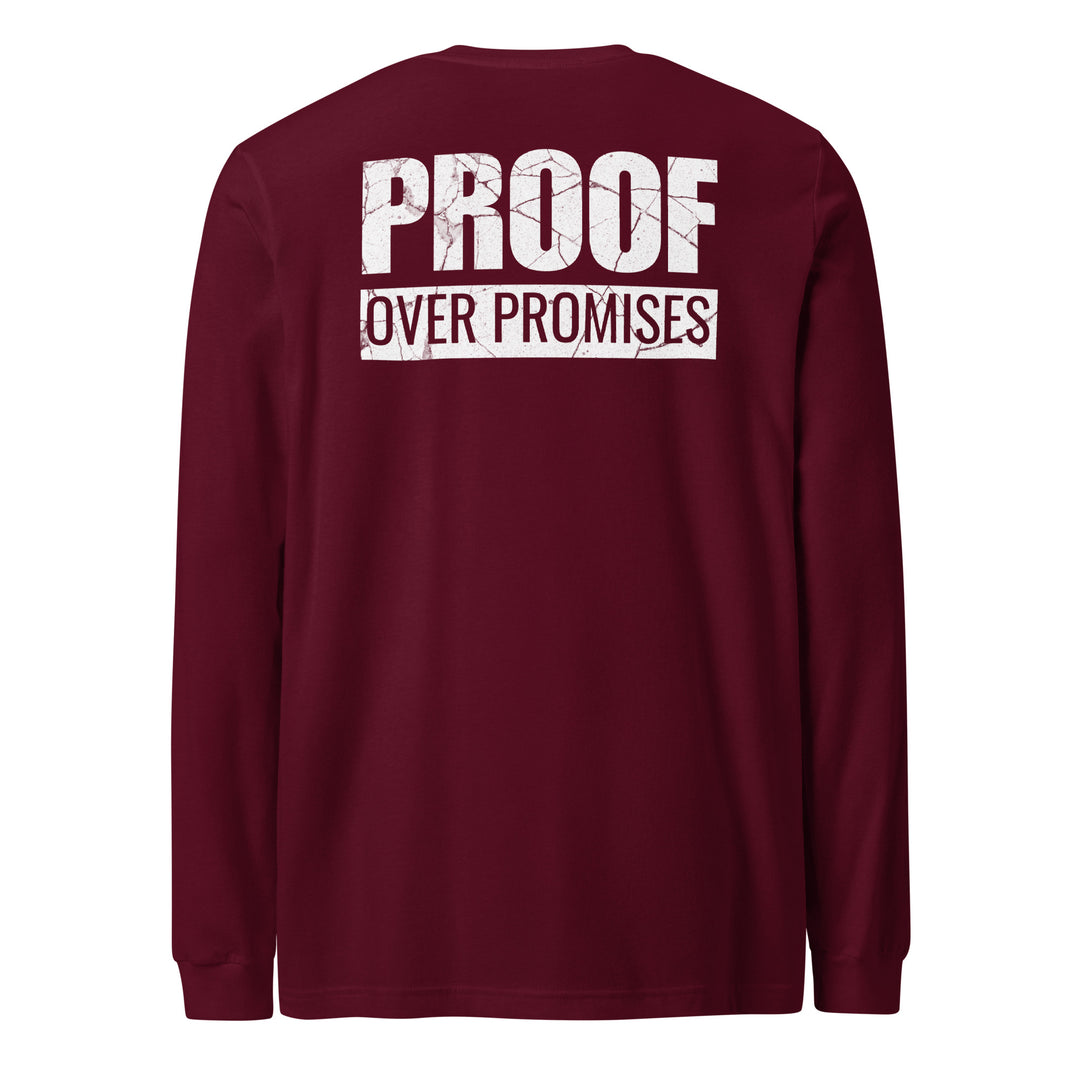 Proof Over Promises - Long Sleeve Tee-Fortem Apparel