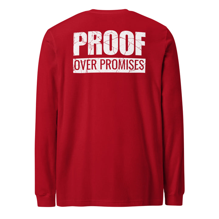 Proof Over Promises - Long Sleeve Tee-Fortem Apparel