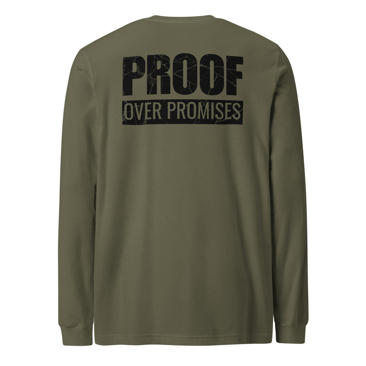 Proof Over Promises - Long Sleeve Tee-Fortem Apparel