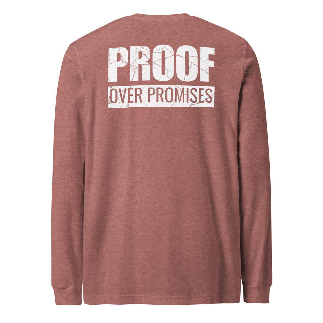 Proof Over Promises - Long Sleeve Tee-Fortem Apparel