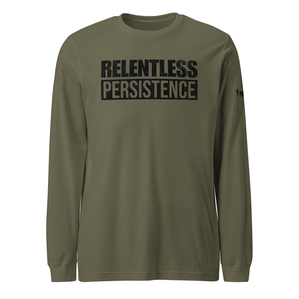 Relentless Persistence Long Sleeve Tee-Fortem Apparel
