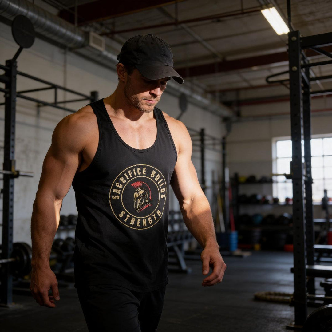 Sacrifice Builds Strength - Tank-Fortem Apparel